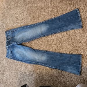 EXPRESS DISTRESSED JEANS 6 LONG
